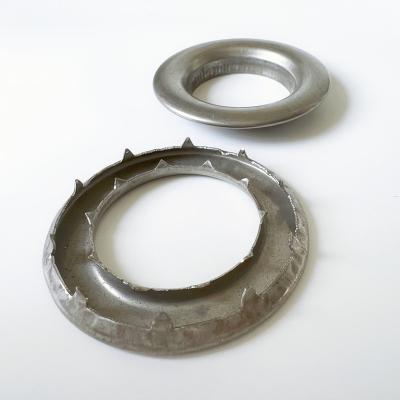 China Banner Grommet Teeth 304 Stainless Steel Strong Eyelet And Gasket for sale