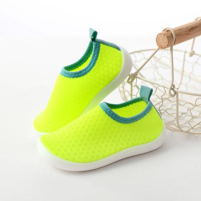 China Anti-skid Floor Breathable Mesh Baby Shoes Socks Toddler Rubber Soft Bottom Customize for sale