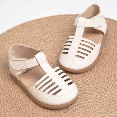 China Breathable Customized Hook And Loop Sandals 2022 New Products Summer Kids Casual Sandals for sale