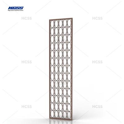 China CLASSIC Stainless Steel Floor To Ceiling Room Dividers Divides Screen Customization for sale