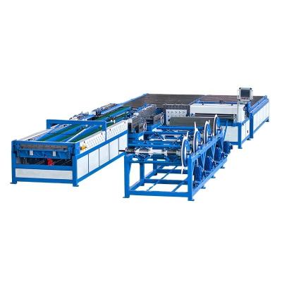 China Energy Supply Pipe GI Plate Duct Production Line 5 Line Automatic 5 U Shape Duct Machine for sale