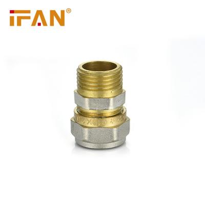 China IFAN Manufacturer China Supplier Brass Fitting Brass Socket size 16x1/2