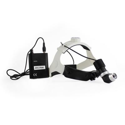 China 10w JD2500 Surgical Led Headlamp High Power With Adjustable Rechargeable Battery for sale