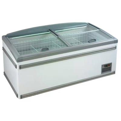 China Single-temperature Blow Freezer Automatic Island Deep Freezer Refrigeration Equipment for sale