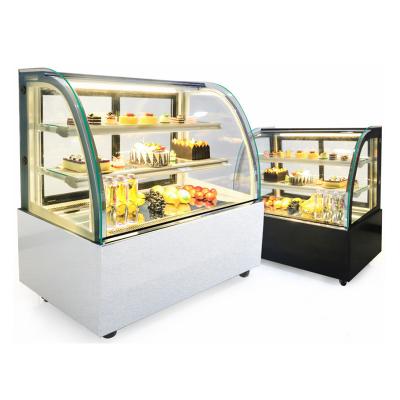 China COMPRESSOR Stainless Steel Cake Showcase /Cake Display Showcase/Commercial Display Cake Refrigerator Showcase for sale