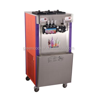 China Snack Factory Rainbow Soft Serve Ice Cream Machine (Hot Sales) for sale