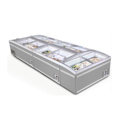 China Green&health Mechanical Chest Freezer -18~0℃ 1425*754*840 mm 1485*820*950 mm Single-temperature Supermarket Frozen Food Freezers for sale