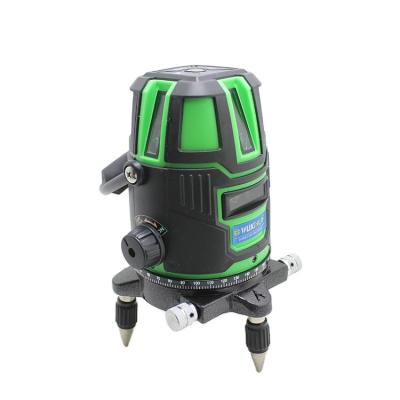 China Wuki 5 Lines Level Lines 4D Laser 3D Lazer Machine Green Beam 360 Rotary Tool 12 Levels 120mm*190mm for sale