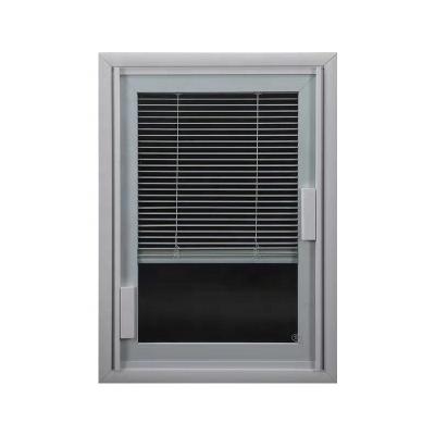 China New modern magnetic control aluminum alloy window, hollow shutter, integrated curtain, toilet, kitchen, light for sale