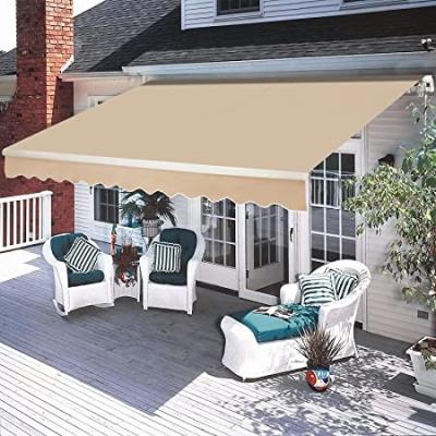 China Cassette Acrylic Sunshade Canopy Manual Half Pop Up Patio Tent for sale