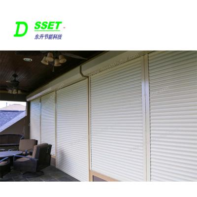 China Electric Shade Modern Exterior Shutter Window Roller Shutter Window for sale