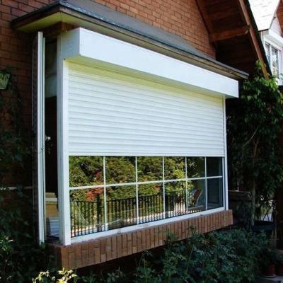 China Modern Custom Made Automatic Roller Shutter Window For Residential Security for sale