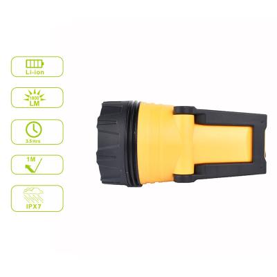 China Camping Powerful Led Torch Range 1800 Lumens Long 950 Meters Handheld Super Bright Led Proof Search Light Water for sale