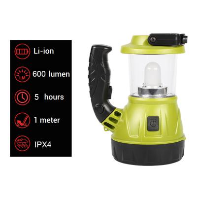 China Camping 600 Lumen Outdoor Waterproof Rechargeable Lantern Lamp Led Lamp Multifunctional Camping Camping for sale