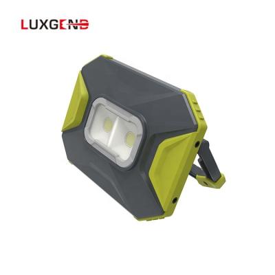 China Hot Sale Factory Supply LANDSCAPE Portable COB Stand Dual Small Small Rechargeable Led Work Light LED Flood Light for sale