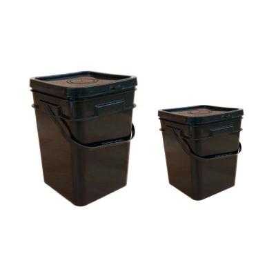 China Eco-friendly Factory Supply Durable Variety Of Capacity Food Grade Plastic Bucket With Handle And Lid for sale