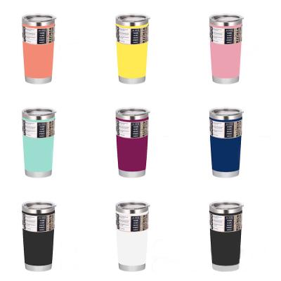 China 20oz 30oz 18/8 Stainless Steel Disposable Vacuum Insulated Yetirambller Tumbler With Magnetic Magslider Lid Cover for sale