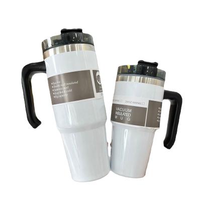 China 20 oz Disposable 30 oz Stainless Steel Vacuum Insulated Tumbler With Handle Beer Mug for sale