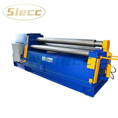 China Garment Shop Sheet Metal Rolling Mill 3/4 Roller NC Plate Bending Machine Hydraulic / Mechanical Roll for sale