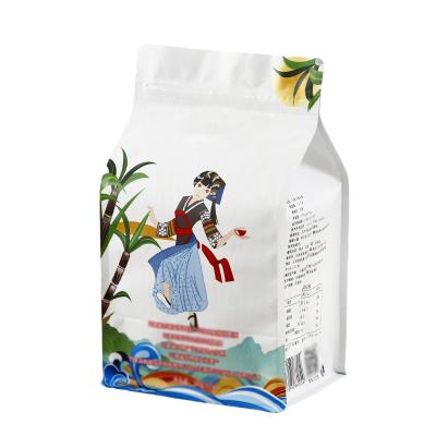 China Custom Resealable Ziplock Moisture Proof Candy Pack Food Bags Coffee Craft With Valve Bag for sale