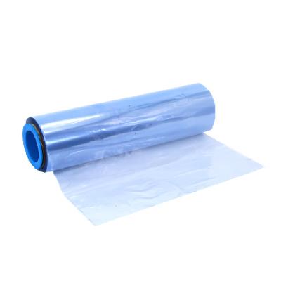 China Moisture Proof Transparent White Blue PVC Plastic Wrap Film In Rolls for sale