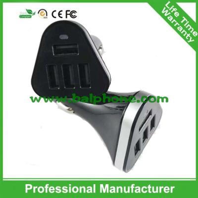 China 6.8A car charger with 4 USB Ports for sale