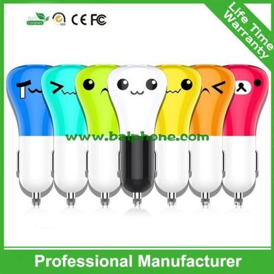 China 2015 New products Portable micro car charger usb dual usb car charger for sale