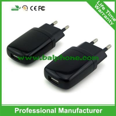 China Single USB travel charger ,1A Wall Charger shenzhen Factory supplied for sale