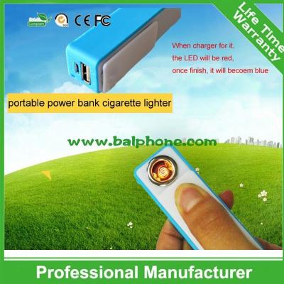 China Portable Power Bank Multi Function Mini Flashlight+cigar Lighter+ Mobile power bank for sale