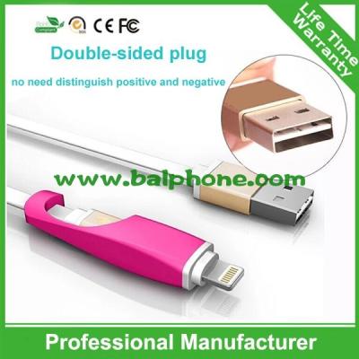 China Iphone 6/Micro 2in1 flat usb cable for sale