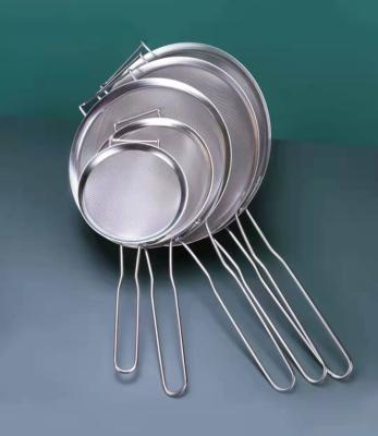 China Oil Filter Viable Fine Strainer Mesh Strainer Colander Wire Mesh Tea Strainer Stainless Steel Filter Sieve Food Cooking Tools for sale