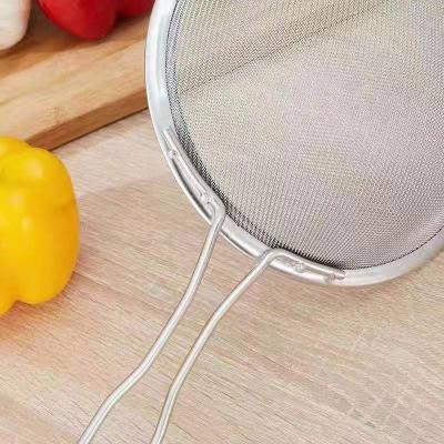 China Sustainable Stainless Steel Colander Basket And Strainer Sets Kitchen Restaurant Scoop for sale