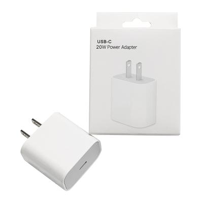 China Fast Charging Mobile Phone Powre Charger PD 20W USB Type C Fast Charging Phone Powre Charger Adapte Wall Mount Adapte For Apple iPhone for sale