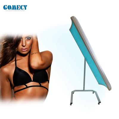 China Uv Collagen Led Hybrid Stand Up Sunbed Tanning Machine for sale