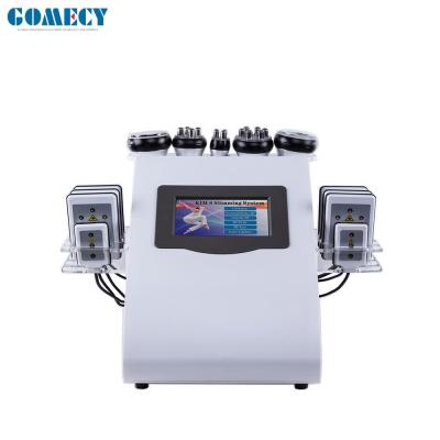 Chine 6 dans 1 ultrason de cavitation de la perte de poids rf 80k de cavitation de rf Lipolaser 80k amincissant la machine à vendre