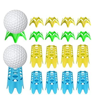 China We have 10000 styles for you to choose from Mat Lightweight Convenient Zero Drag Plastic Claw Outdoor Practice Golf Tees Colorful Indoor Durable Portable Plastic Golf Tee for sale