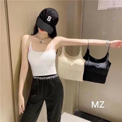 China 2021 Non-listing QUICK DRY ice chest one-piece silk wrapped bride basing tube top small thin short ice silk bra tube vest coat for sale