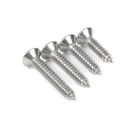 China High Quality Flat Stainless Steel Self Tapping Flat Head Screw for sale