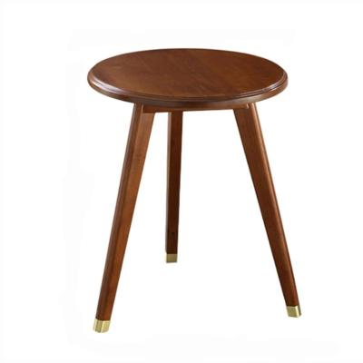 China Small Retro Solid Wood Round Table Solid Wood Home Children's Round Leisure To Bargain Nordic Reception Coffee Table for sale