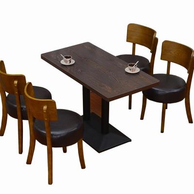 China Multifunctional Dining Table Set Restaurant Chairs Table Wood+Tables Round Dining+Room+Sets Hotel and Restaurant Supplies Wooden Apartment Furniture for sale