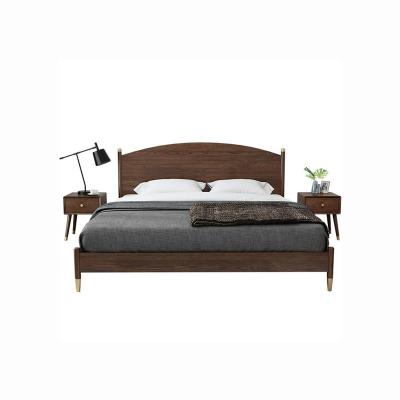 China Wooden bedroom furniture modernas de camas double bed muebles de dormitorio beds matrimonio enviromentally friendly wooden cama for sale