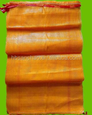 China Recyclable Onion Pouch Net For Packaging Onion 20kg Net Bag Wholesale for sale