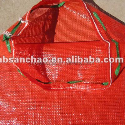 China Recyclable PP Packing Onion Net Sack Mesh Bag for sale