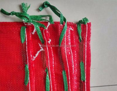 China 25kgs vegetable net bags for vegetables for sale