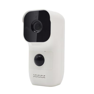 China Mini Battery Powered Wide Angle Intelligent Wireless Waterproof Doorbell Camera Wireless Indoor CCTV Home Video Surveillance for sale