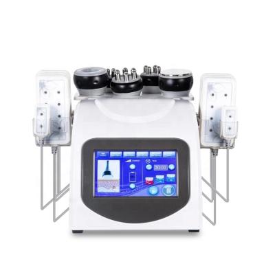 China Weight Loss 6 in 1 Fat Cavitation Ultrasonic Vacuum Loss Radio Frequency Lipo RF Laser Slimming Machine for sale