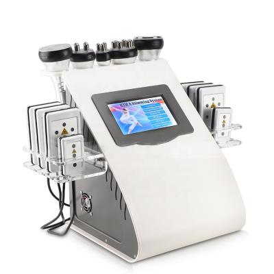 China Weight Loss 6 in 1 Ultrasonic Lipo Laser Body Loss Weight RF Beauty Slimming Machine Vacuum Cavitation System for sale