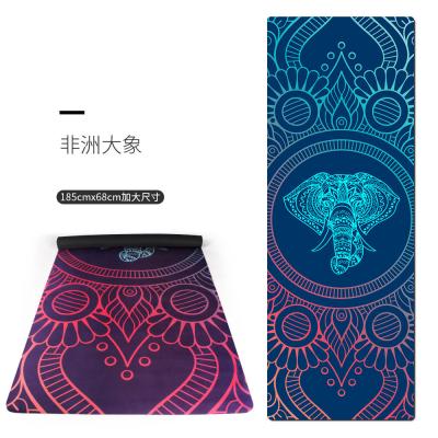 China Customsuede Non-Slip Non-Slip Premium Foldable Yoga Mat for sale