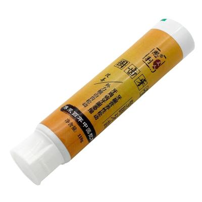 China Newest Design 70ml Hot Sale Cosmetics Airless Aluminum Plastic Laminated Tube Empty Toothpaste Packaging for sale