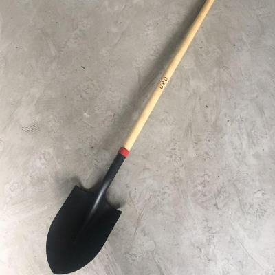 China Agriculture dubai market wooden handle shovel shovel from factory for sale